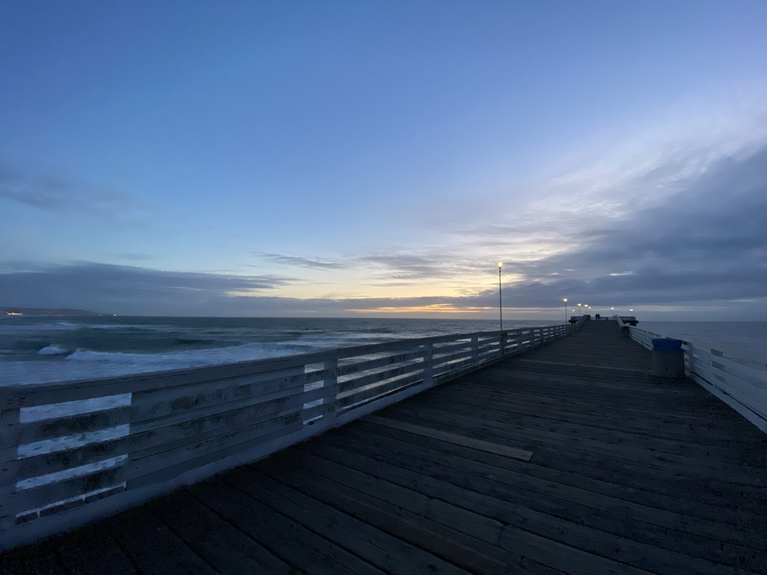 Pacific Beach Pier Cold Beautiful Sunset